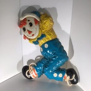 Vintage 1977 Raggedy Andy Wall Art by Bobbs-Merrill Company